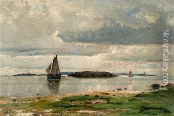 Sailing Oil Painting - Olof Krumlinde