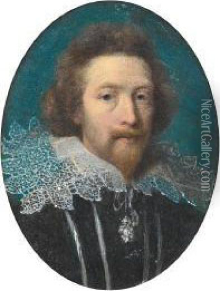 Portrait Of A Bearded Man Oil Painting - Frans Pourbus the younger