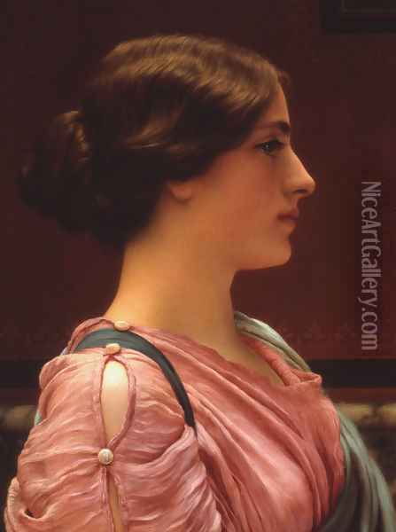 A Classical Beauty II Oil Painting - John William Godward