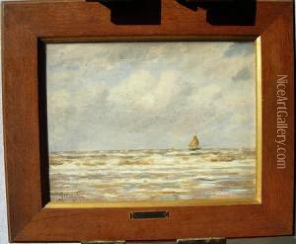 Marine Oil Painting - Alphonse Stengelin