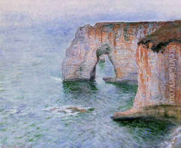The Manneport Seen From The East Oil Painting - Claude Oscar Monet