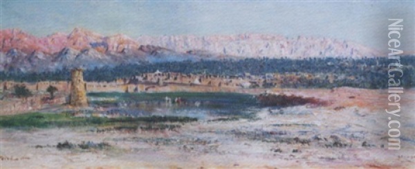 Paysage D'algerie (zenara) Oil Painting - Maxime Noire
