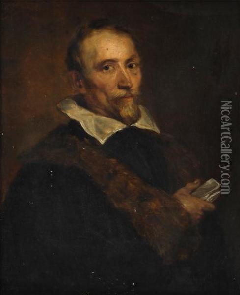 Portrait Of Janvan Den Wouwer Oil Painting - Sir Anthony Van Dyck