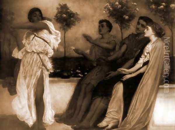 The Dancers Oil Painting - Lord Frederick Leighton