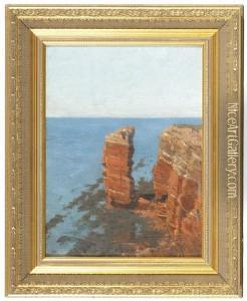 Helgoland Oil Painting - Edmund Berninger