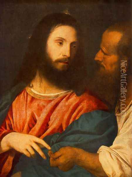 The Tribute Money 1516 Oil Painting - Tiziano Vecellio (Titian)