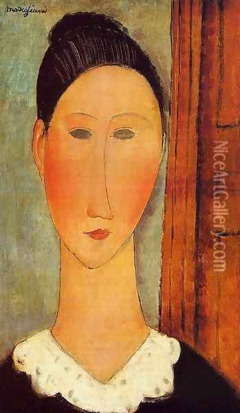 Head 1915 2 Oil Painting - Amedeo Modigliani