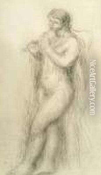 Le Joueur De Flutiau Oil Painting - Pierre Auguste Renoir