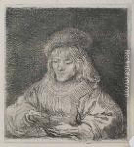 Card Player Oil Painting - Rembrandt Van Rijn