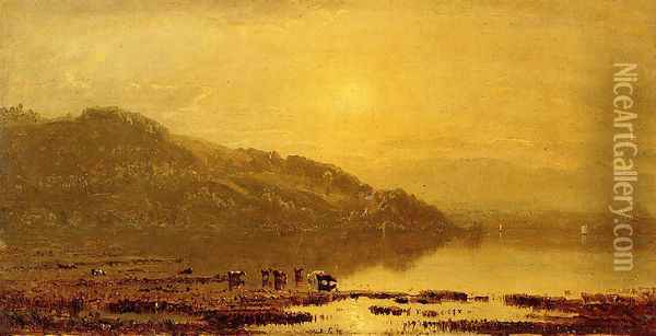 Mount Merino Oil Painting - Sanford Robinson Gifford