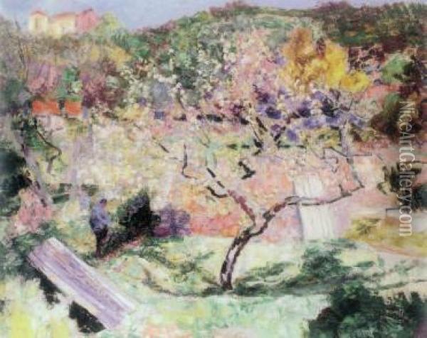 L'arbre Fleuri Oil Painting - Victor Charreton