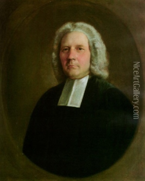 Portrait Of The Rev. Robert Hingeston In Clerical Robes Oil Painting - Thomas Gainsborough