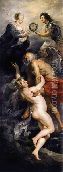 The Triumph of Truth 1622-25 Oil Painting - Peter Paul Rubens