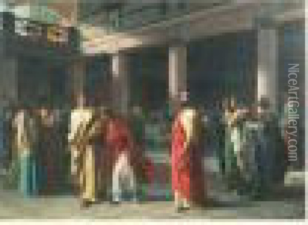 Scene Romaine : Les Desirs De L'empereur Oil Painting - Federico Maldarelli