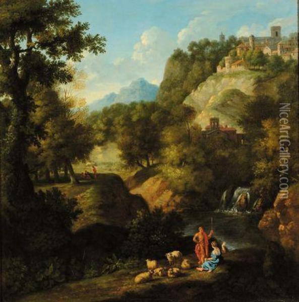 Paesaggio Oil Painting - Pieter van Bloemen