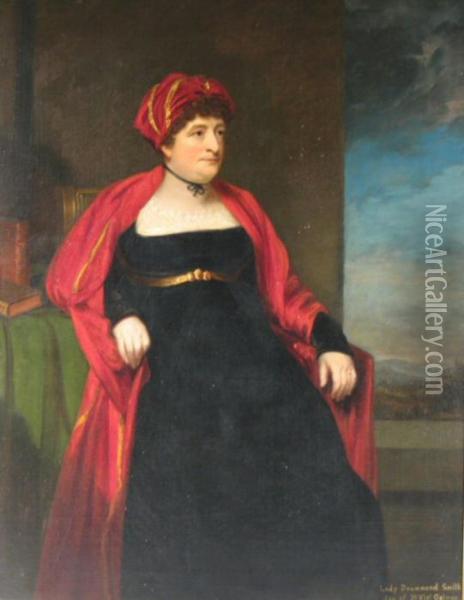 Lady Drummond Smith Oil Painting - Martin Archer Shee