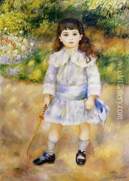 Child With A Whip Oil Painting - Pierre Auguste Renoir