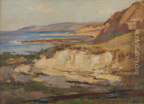 Coastal Scene Oil Painting - Robert Hope