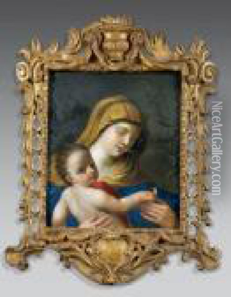 La Vierge A L'enfant Oil Painting - Carlo Maratta or Maratti