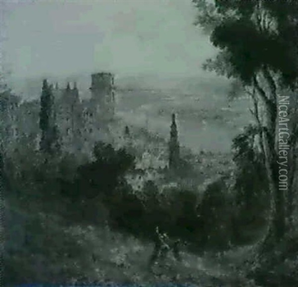 Heidelberg Oil Painting - Joseph Murray Ince