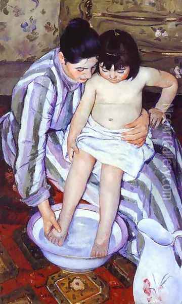 The Bath 2 Oil Painting - Mary Cassatt