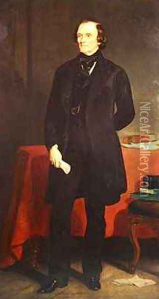 Portrait of John Russell 1792-1878 1st Earl Russell Oil Painting - Sir Francis Grant