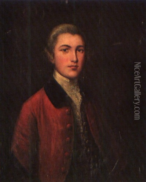 Portrait Of Colonel Hamilton Oil Painting - Gainsborough Dupont