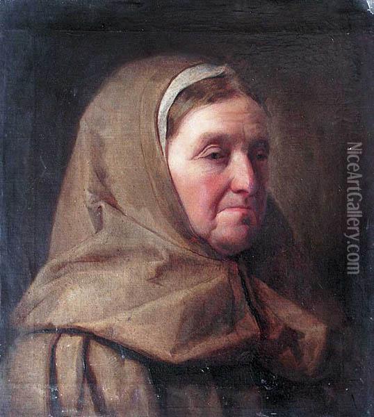 Portret Kobiety Oil Painting - Ldzislaw Suchodolski