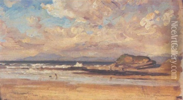 Bundoran, Donegal Bay Oil Painting - William Crampton Gore