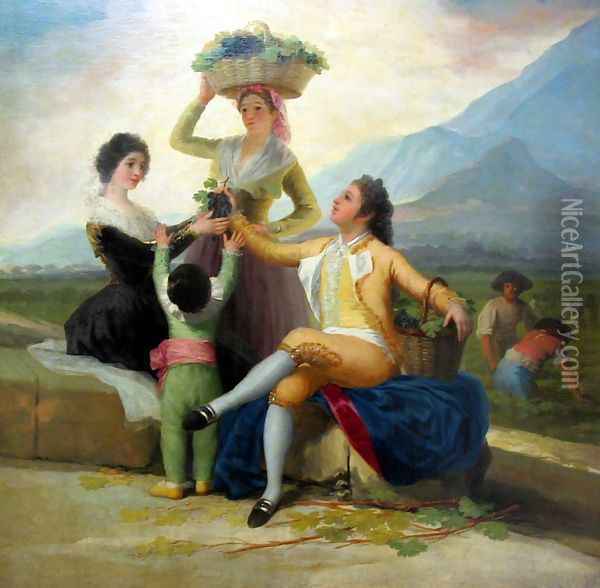 Lavendimia_Goya_lou Oil Painting - Francisco De Goya y Lucientes