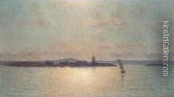 Skargards-vy (view Of The Gothenburg Archipelago) Oil Painting - Per Ekstrom