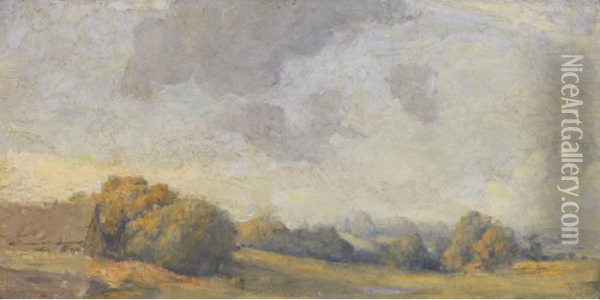 Sussex Landscape Oil Painting - Tom Roberts