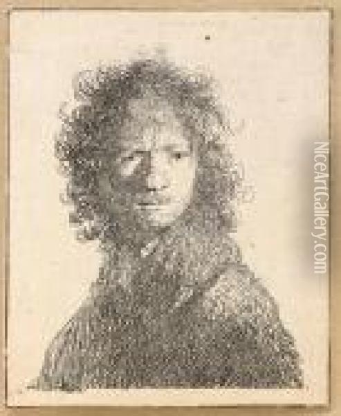 Bust Oil Painting - Rembrandt Van Rijn
