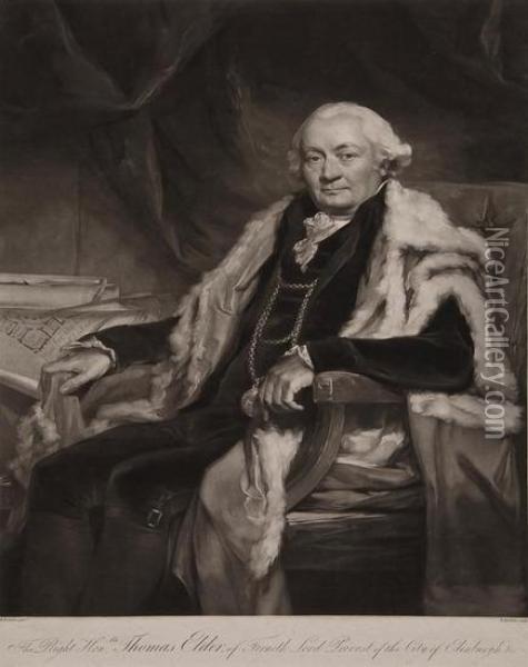 The Rt. 
Hon. 
Thomas Elder Oil Painting - Richard Earlom