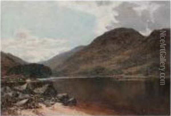 Loch Eck Oil Painting - William B. Young