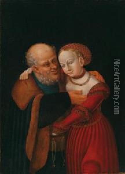 Il Giovane Seguace Di Oil Painting - Lucas The Younger Cranach