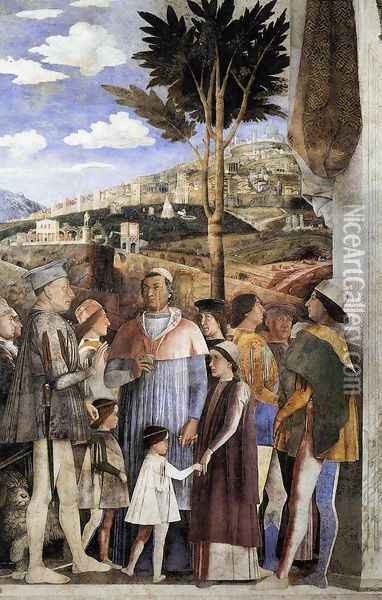 The Meeting 1471-74 Oil Painting - Andrea Mantegna