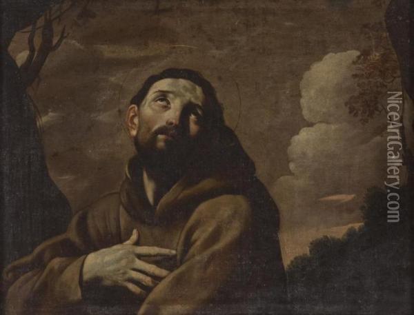 San Francesco In Estasi Oil Painting - Guido Reni