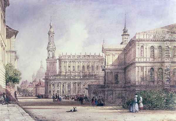 Dresden Oil Painting - William Wyld