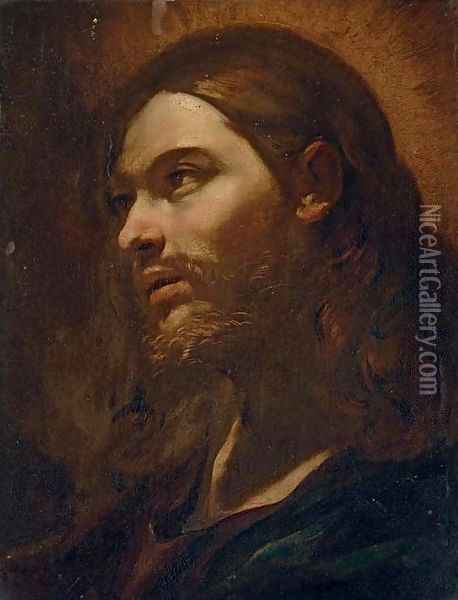 Head of Christ Oil Painting - Giovan Battista Beinaschi