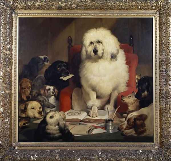 Trial by Jury Oil Painting - Sir Edwin Henry Landseer