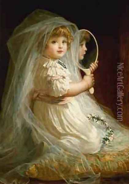 The Bridesmaid Oil Painting - Phillip Richard Morris