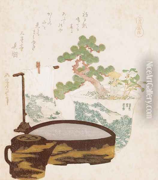 Horse Talisman (Mayoke) Oil Painting - Katsushika Hokusai