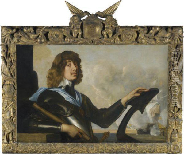 Portrait Of Algernon Percy, 10th Earl Of Northumberland(1602-1668) Oil Painting - Sir Anthony Van Dyck