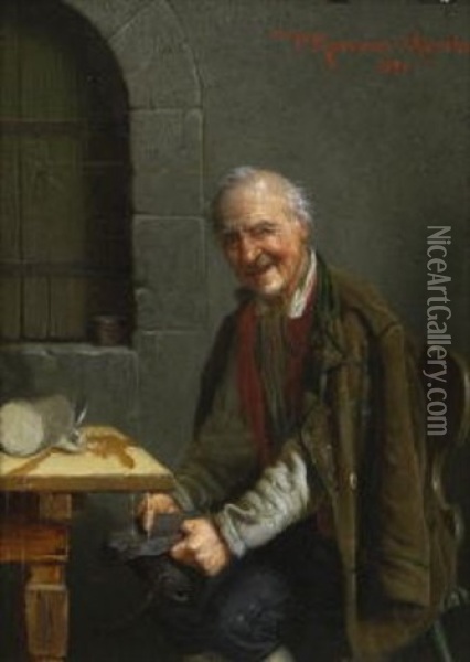 Kleines Malheur Oil Painting - Peter Kraemer the Younger