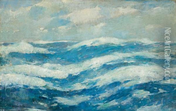 Mid-ocean Oil Painting - Emil Carlsen