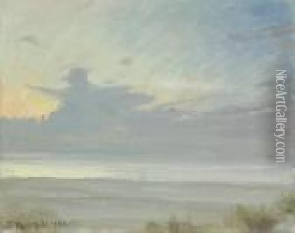 Beach At Skagen Oil Painting - Peder Severin Kroyer