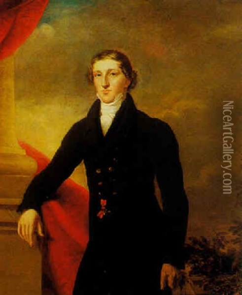 Portrait Of David Skene Napier Oil Painting - John Syme