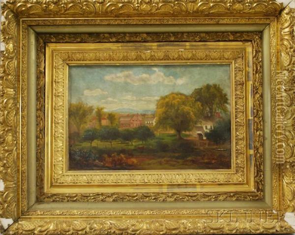 View Of A Homestead Oil Painting - Sylvester Phelps Hodgson