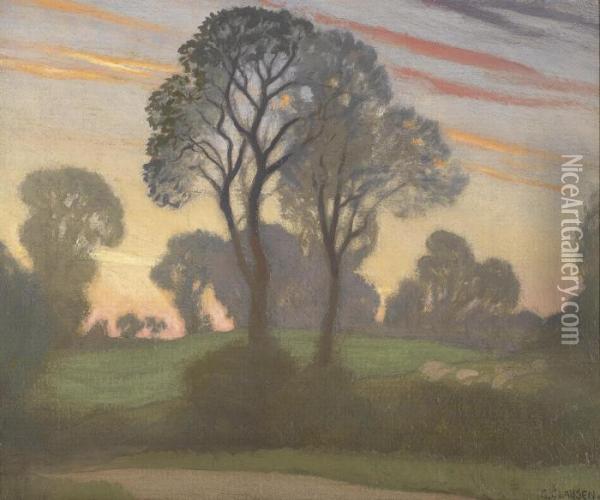Twilight Oil Painting - George Clausen